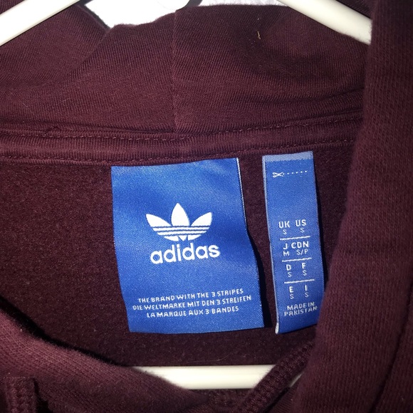 adidas maroon sweatshirt - Picture 2 of 2